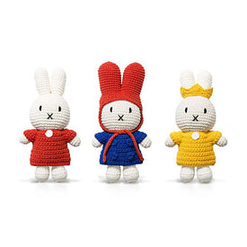 Miffy Blue Overalls Crochet Doll  - Alt view